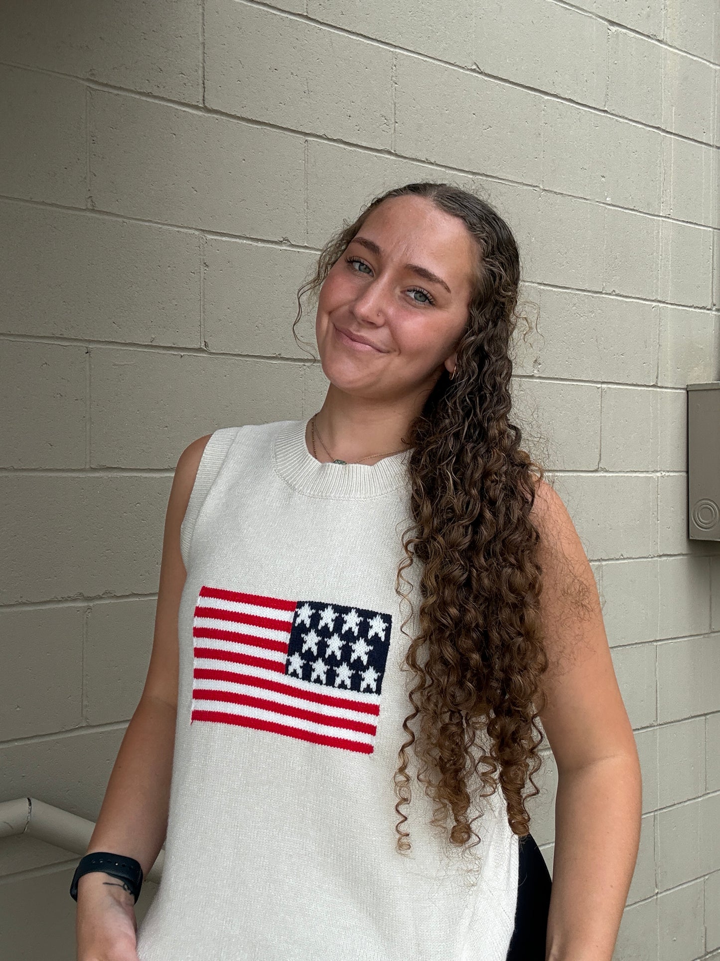 Stars & Stripes Knit Tank
