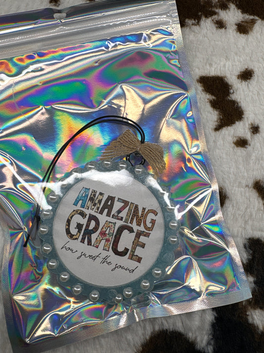Amazing Grace Car Freshie