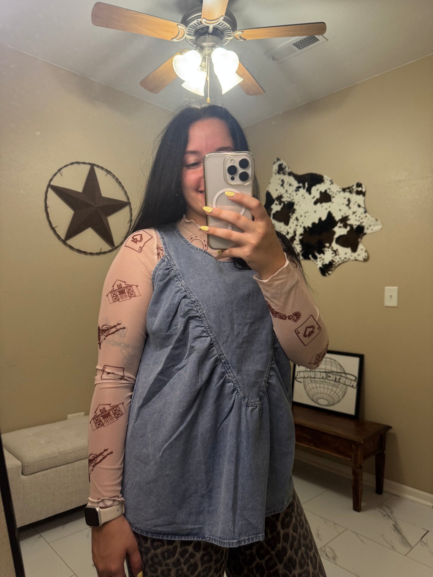 The Blue Jean Beauty Tank