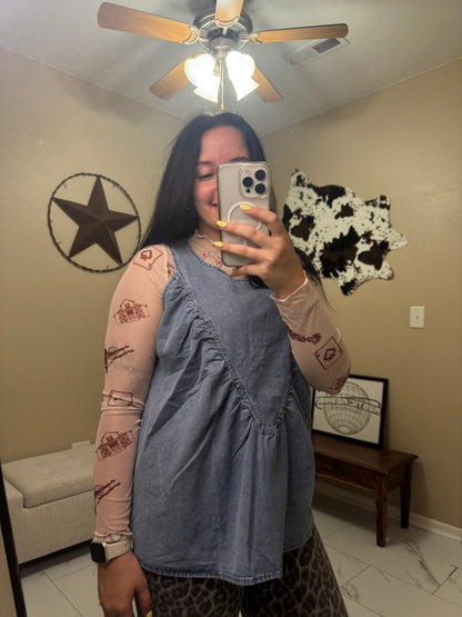 The Blue Jean Beauty Tank