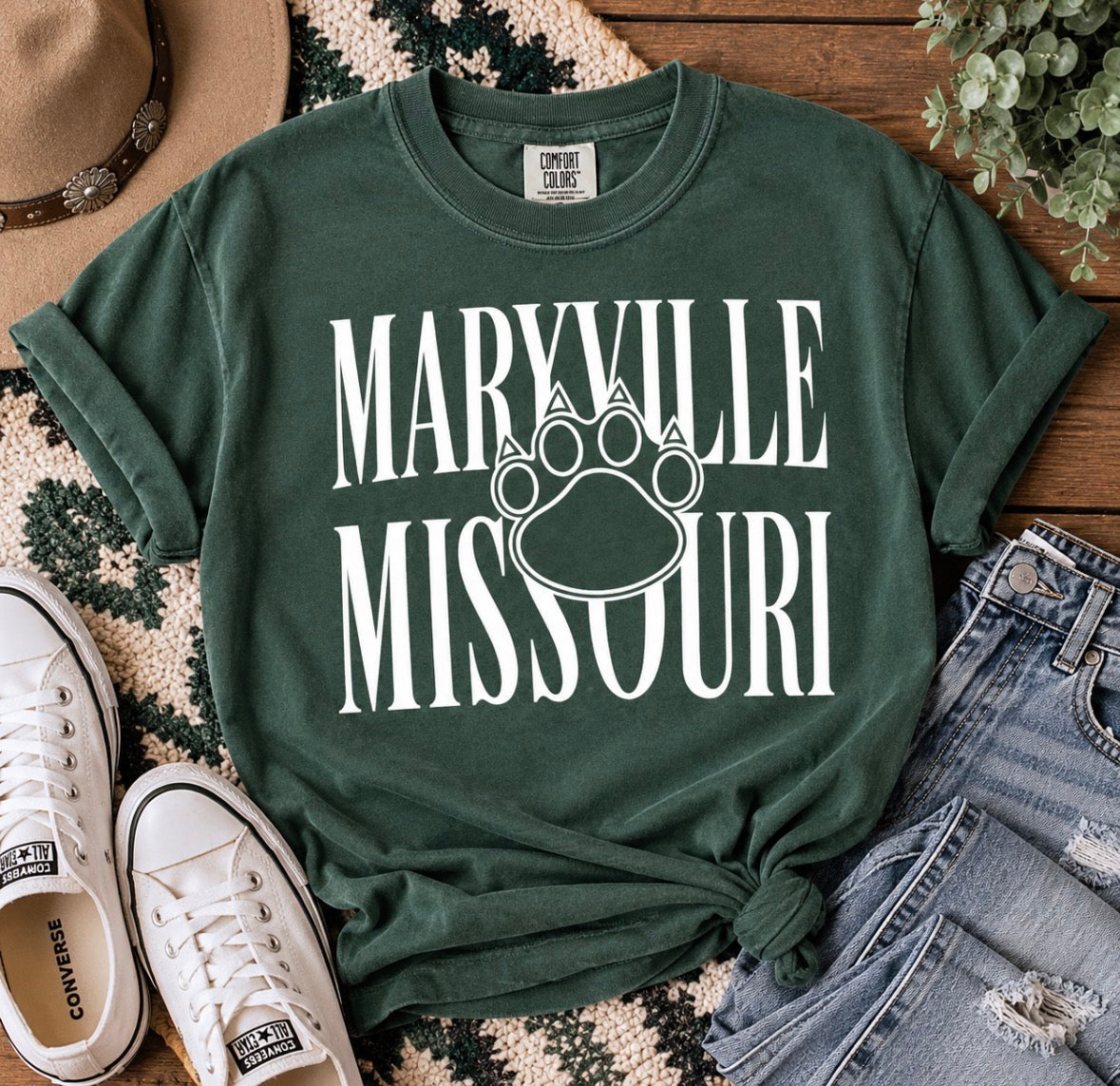 Green Maryville - Missouri Tee - Made to Order