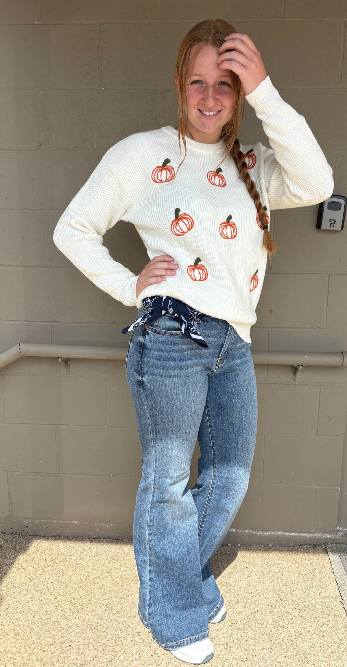 Jaqueline Flare w/ Needle Back Pockets + Bandana Loop