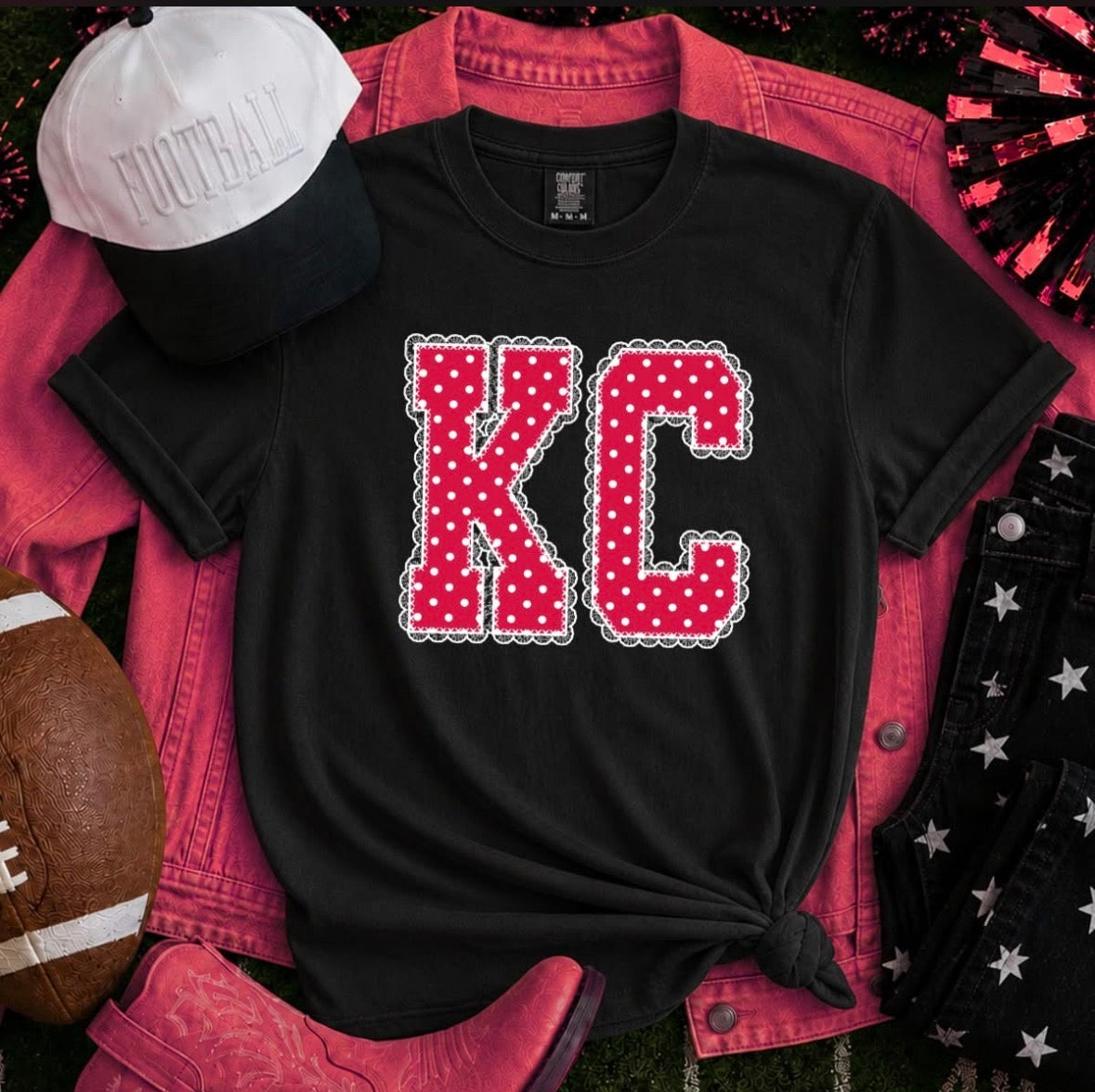 Black Polka Dot KC - Made to Order