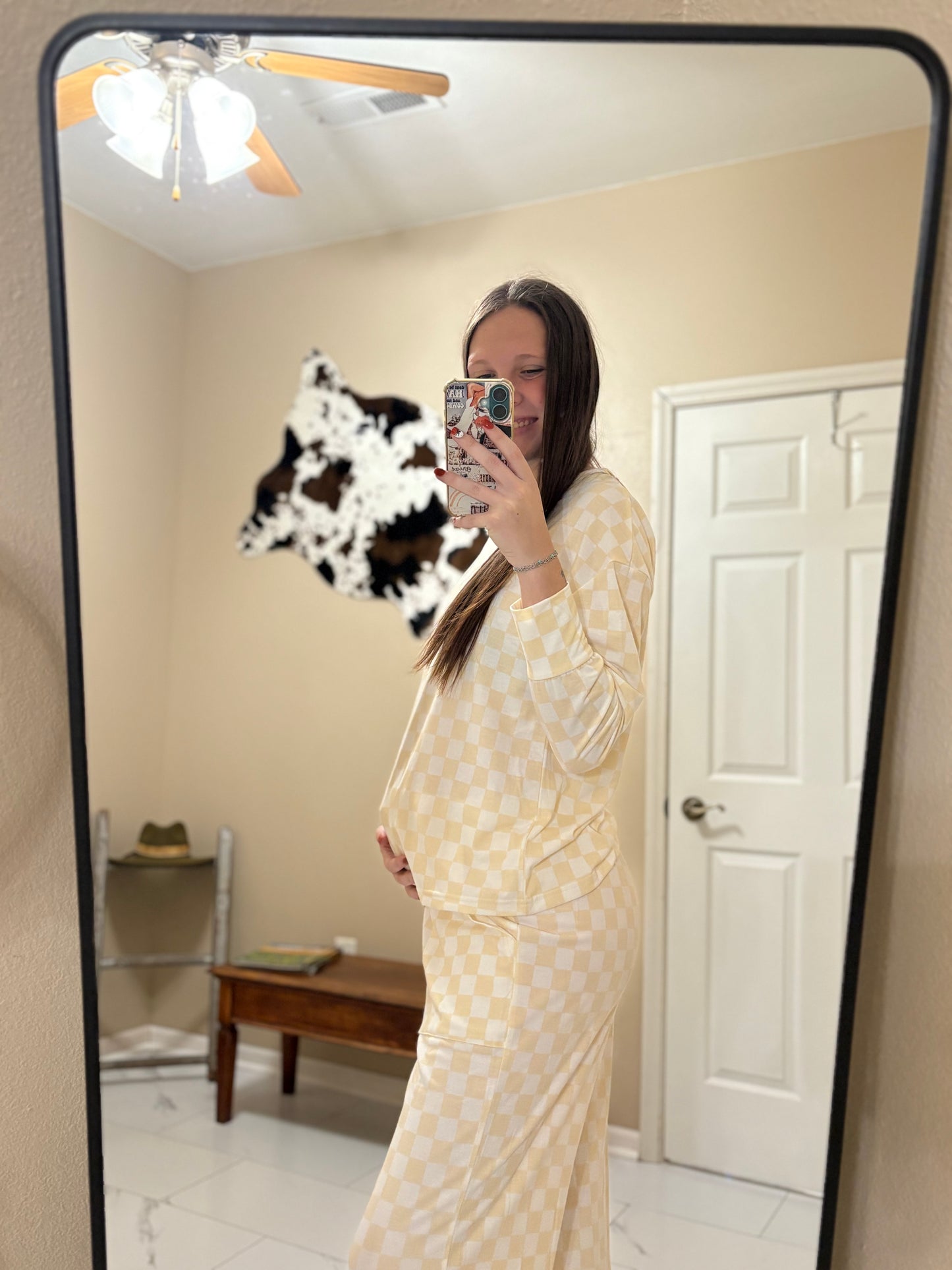 Checkered Lounge Set