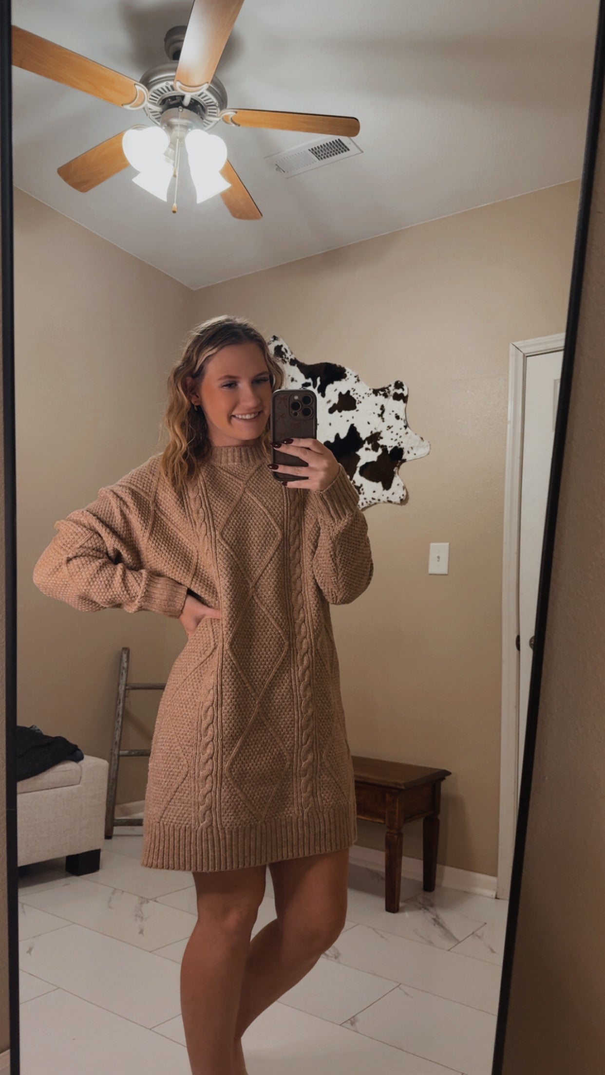 Loose Fit Sweater Dress