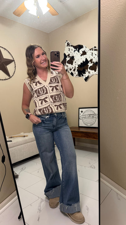 Backroad Beauty Sleeveless Sweater