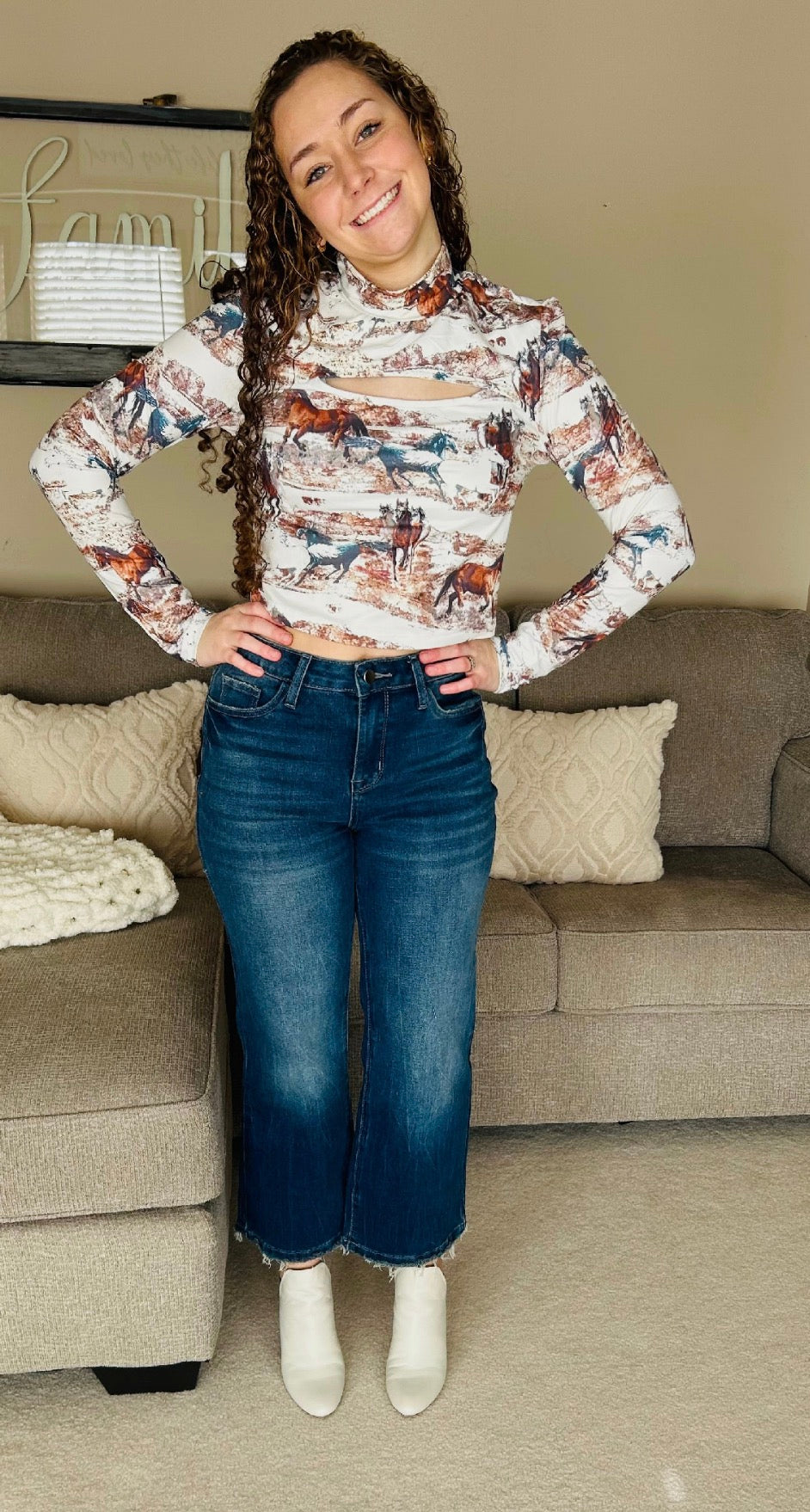 Rustic Runaway Cutout Top