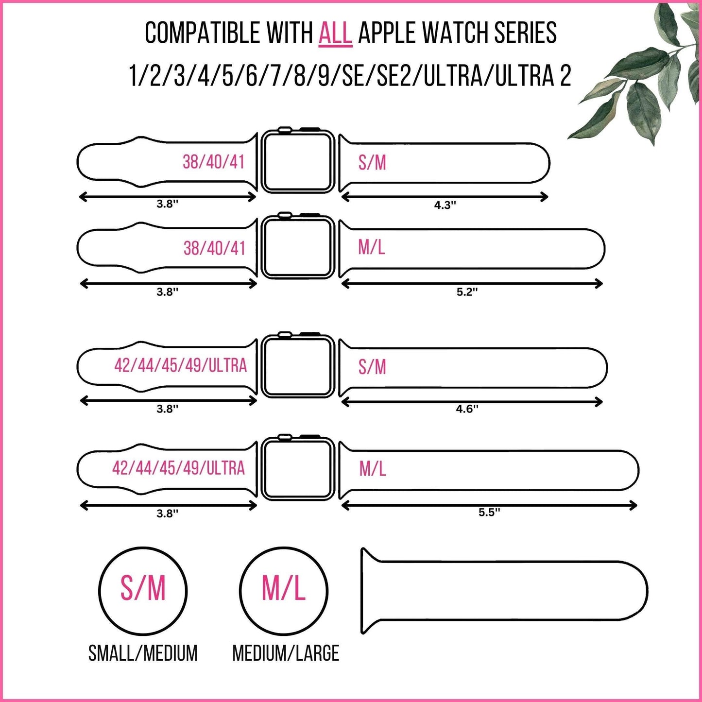 Butterfly Mental Health Band for Apple Watch 1-9, Ultra 2