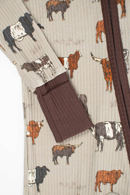 Vintage Cow Kid Zippy
